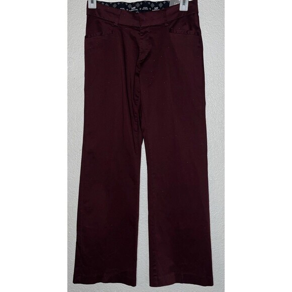 Lee Platinum Label No-Gap Waistband Dress Pants Women’s Sz 2 Short Maroon - Picture 9 of 12